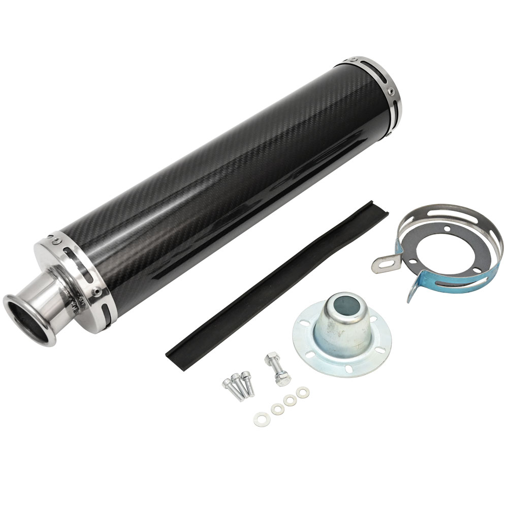 汎用 マフラー 54φ ストレート サイレンサー カーボン スリップオンマフラー スリップオン ドレスアップ カスタム パーツ CBR250RR