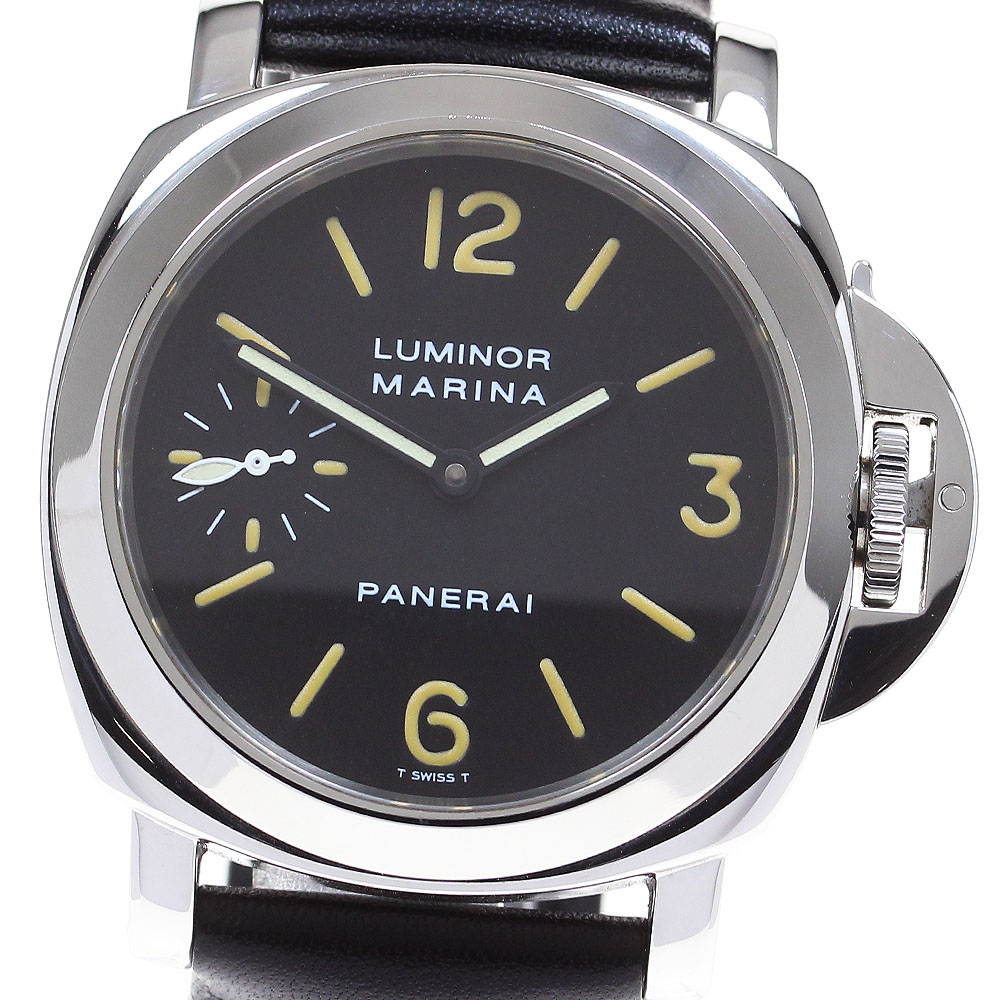 パネライ PANERAI PAM00001 ルミノール マリーナ A番 トリチウム 手巻き メンズ _843432【中古】