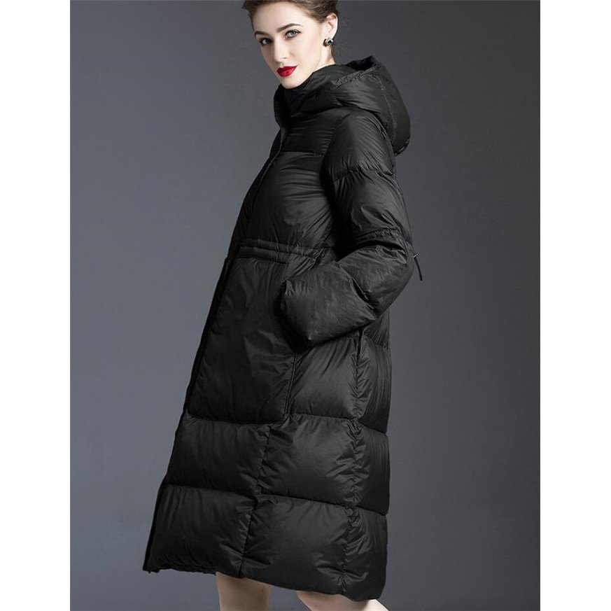 ダウンコート レディース ロング丈 Aライン ダウン 冬 暖かい 防寒服 着痩せ
