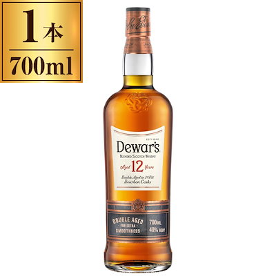 他サイト： お酒 ウイスキー ブレンデッド スコッチ デュワーズ 12年 40度 700ml×1本『OMS』の商品画像