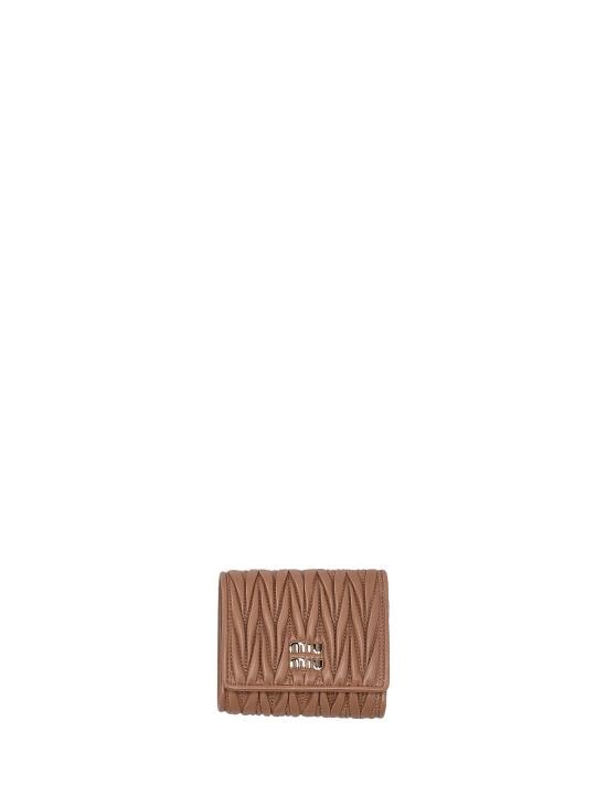 MIU MIU Women Wallet 5MH033AFPP F098L CARAMEL