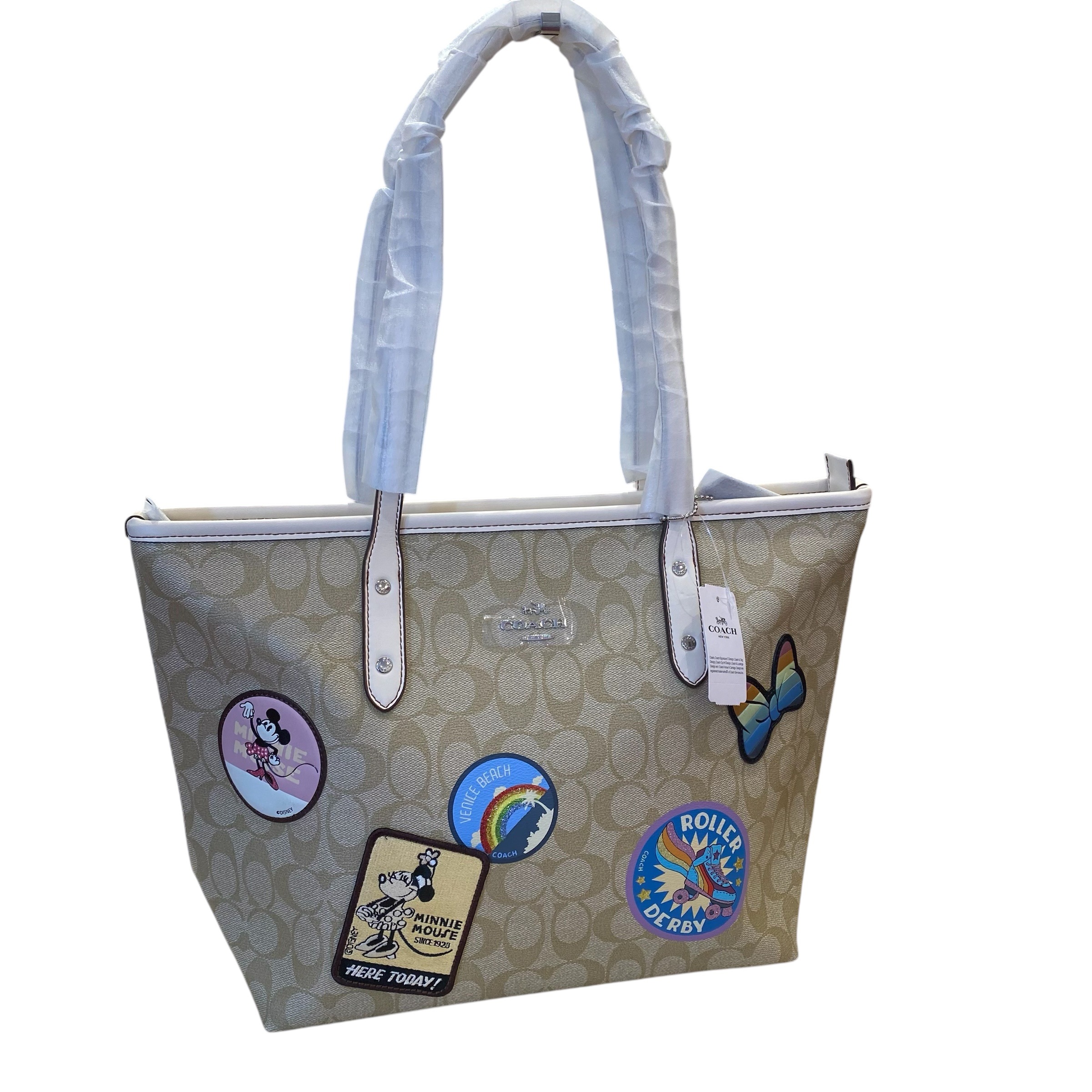 COACH コーチ F29358 ミッキーコラボ ディズニー トートバッグ PVC レディース アウトレット 店頭展示品 感謝セール 24,674円