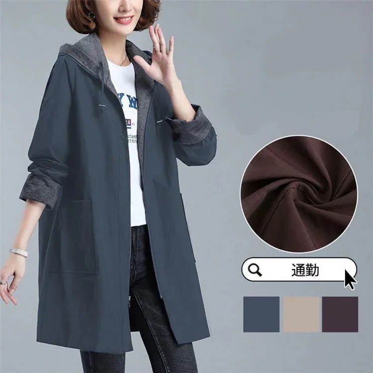 トレンチコート レディース マウンテンパーカー フード付き ジャケット スプリングコート 春コート 春服 カジュアル ゆったり 秋コーデ 秋服 アウター 薄手