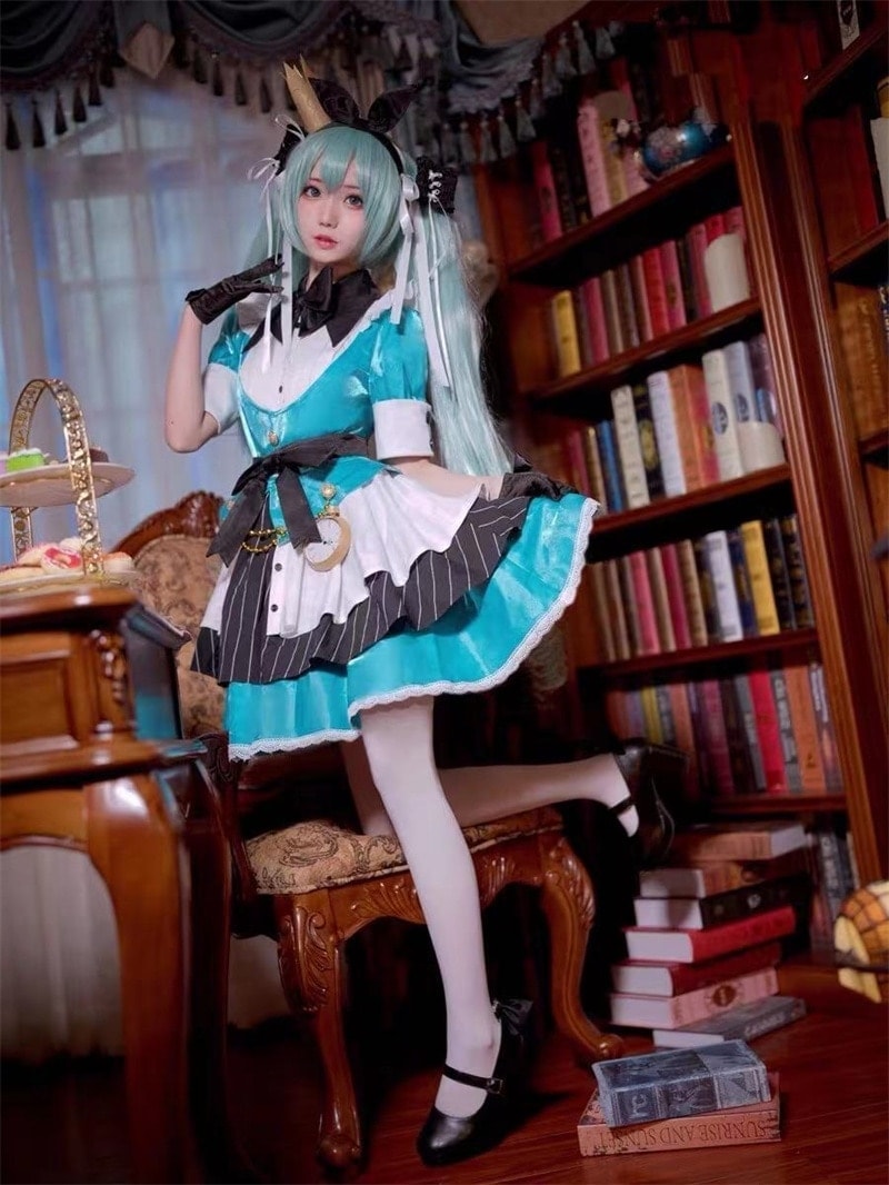 初音ミクPrincessアリスコスプレ衣