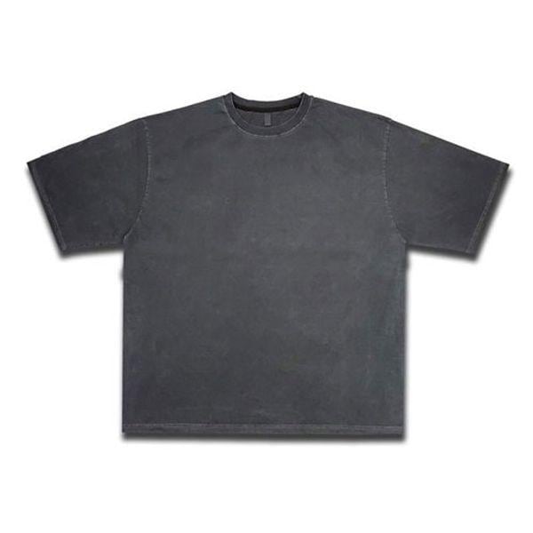 男女共用 ベリー ピグメント ラウンド 半袖 Tシャツ OF TSH Q004 チャコール_P422460875
