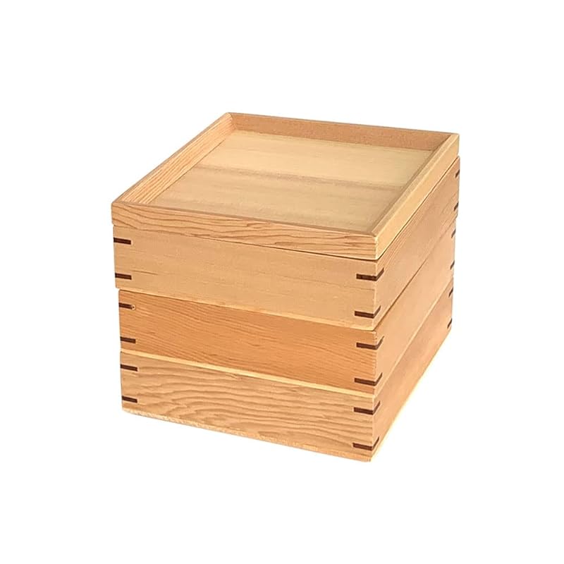 重箱 木製 お重 三段 ナチュラル 白木 小 年末年始 おせち お節 お祝い お正月