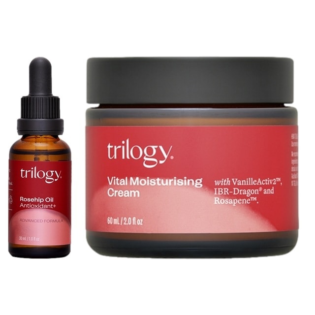 トリロジー ベーシックケア 2点セット/ロザピン プラス 30ml ＋ バイタル モイスチュアライジング クリーム 60g