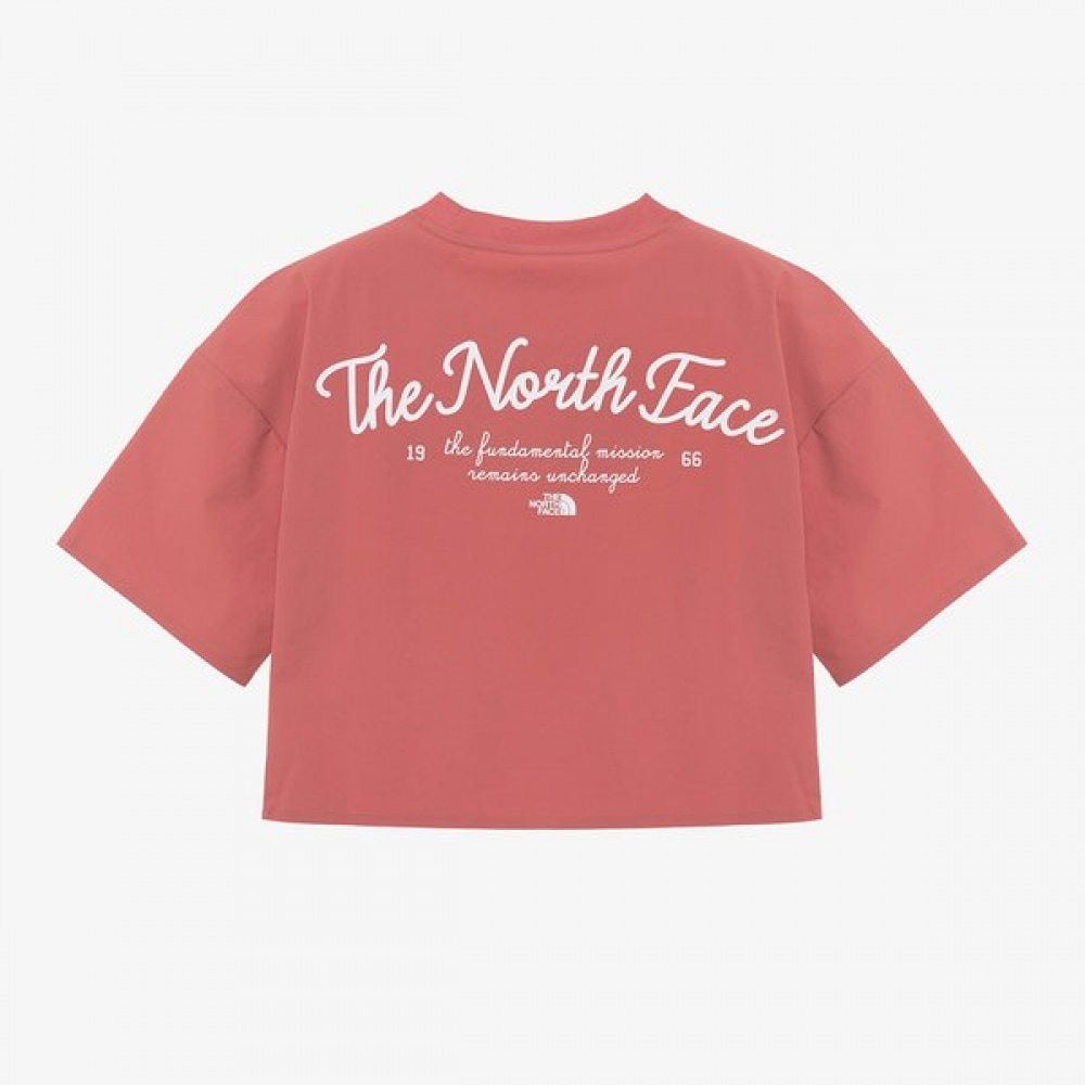 ノースフェイス レディース アイスラン 半袖Tシャツ ローズピンク NT7UR36M