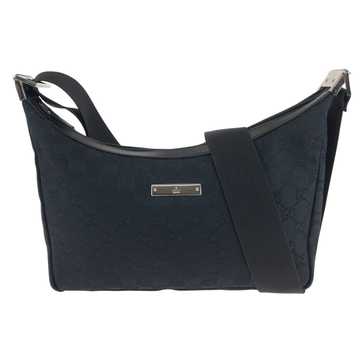 美品 ブラック 黒 シルバー金具 GGキャンバス 019 0433 ショルダーバッグ ポシェット レディース 503485 27,860円