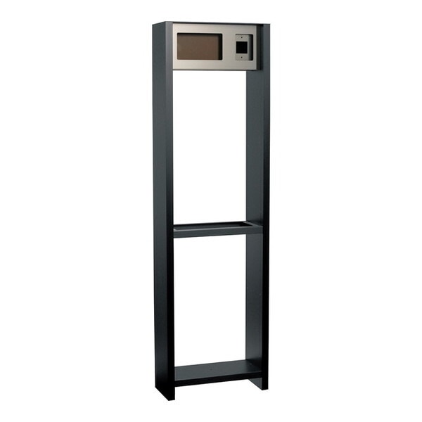 ユニソン 704661420 コルディアラック2 柱BK パネルMブラウン 右インターホン ユニットウォール メーカー直送