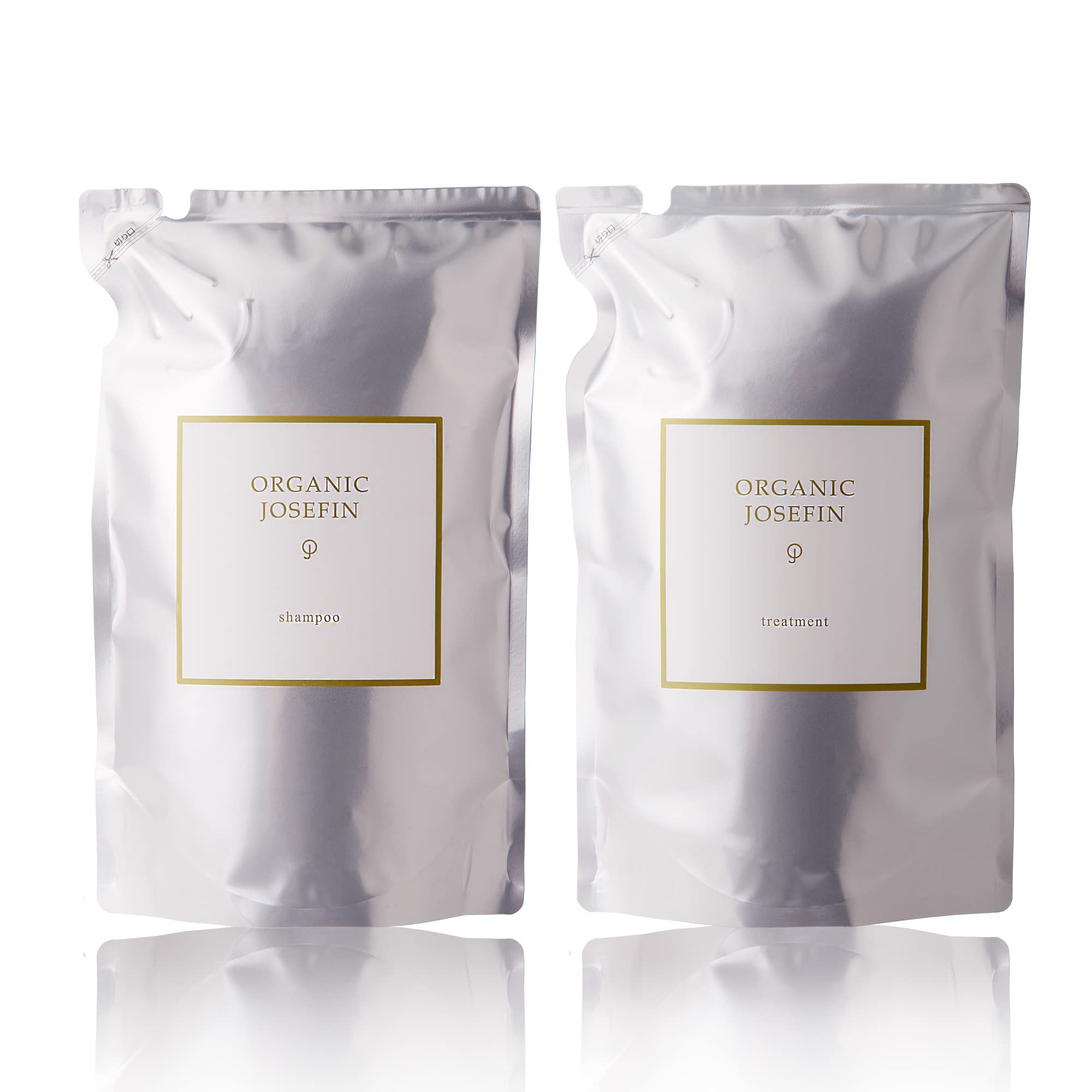 【5つ星ホテルで使用】オーガニックジョセフィン シャンプー トリートメント 詰め替え400mlセット オーガニック 無添加 ノンシリコン