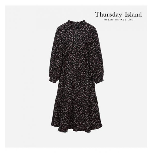 Thursday Island フラワー パターン ロング ワンピース(T228MOP304W)