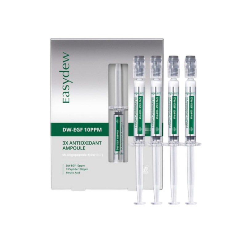 [EGF 10ppm 超高含量] 3X 抗酸化アンプル (しわアンプル) 1ml*4 /DW-EGF 3X アンチオキシダント アンプル