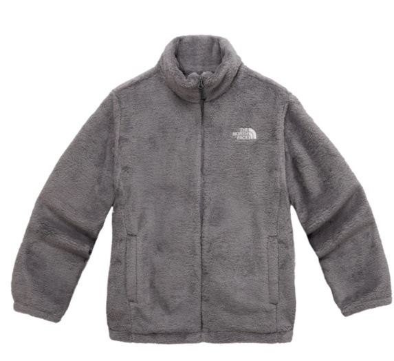 Comfy Alpha Fleece Zip Up Black Gray