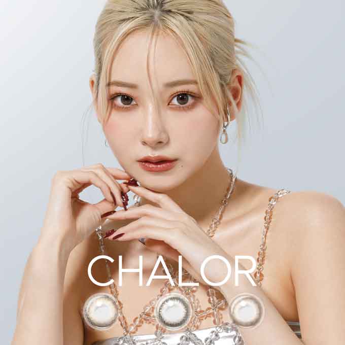 (4箱40枚)カラコン 1day チャロル ワンデー　度なし 度あり CHALOR カラーコンタクト 14.2mm ぴょな en