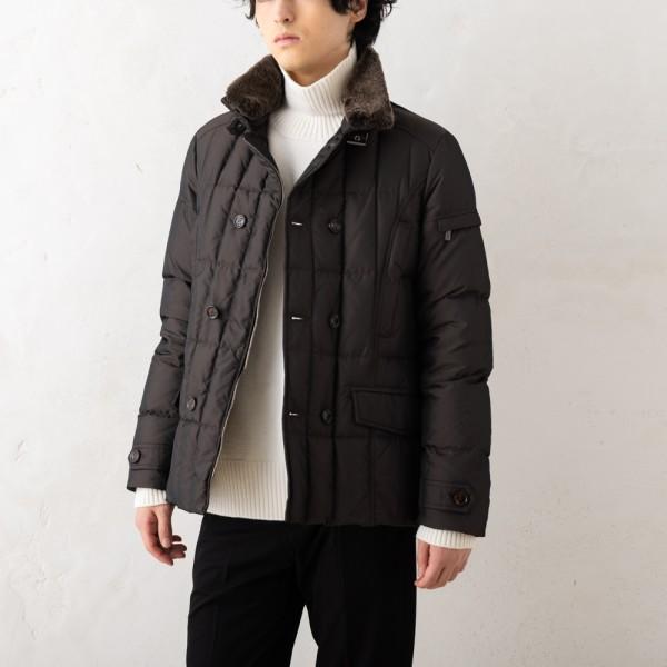 ダウンジャケット コート シーロ ブラウン メンズ SIRO KM U0213