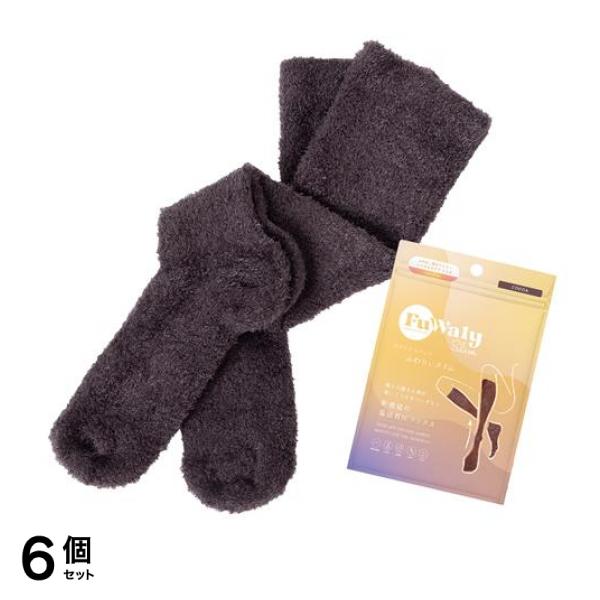 ふわりぃスリム ソックスタイプ ミドル ココア 1足入 6個セット