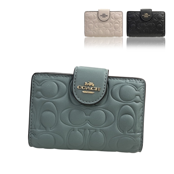 財布 二つ折財布 ID ミディアム コーナー ジップ レディース 正規品 即発 CZ341