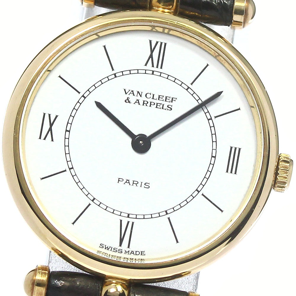 ヴァンクリーフ＆アーペル Van Cleef & Arpels 18601 ラコレクション スモールセコンド K18YG クォーツ レディース 良品 _769213【中古】