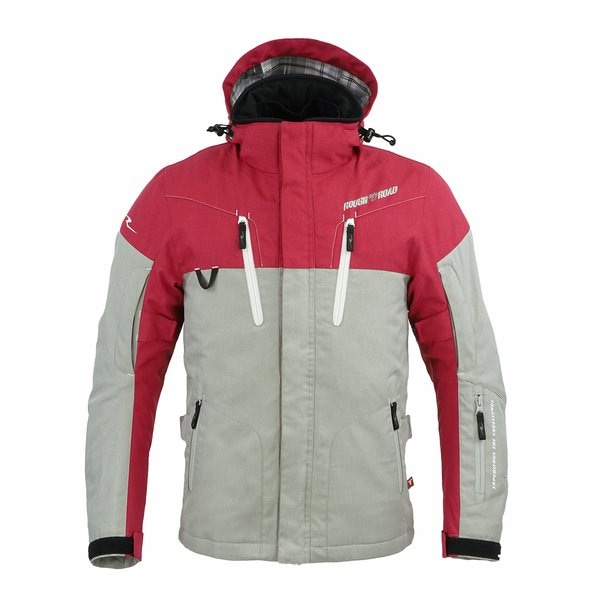 Ｒ＆Ｒ ＷＳ プリマロフト ウォームパーカー レッド／グレー ＬＬサイズ RR7698RD/GY4