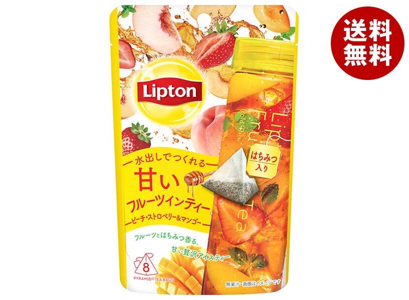 リプトン フルーツインティー ピーチ・ストロベリー&マンゴー ティーバッグ 8P＊6袋入＊(2ケース)