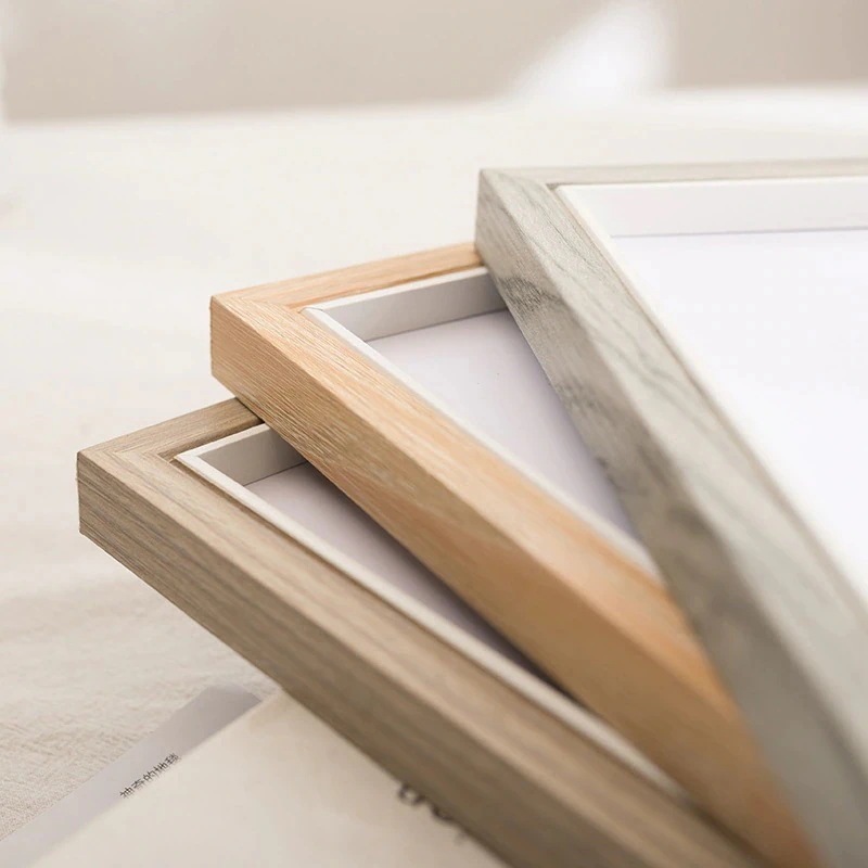 カスタマイズされたヨーロッパスタイルの古典的なシンプルな6インチの無垢材の結婚式の写真旅行フォトフレームテーブル写真フレーム壁画卸売