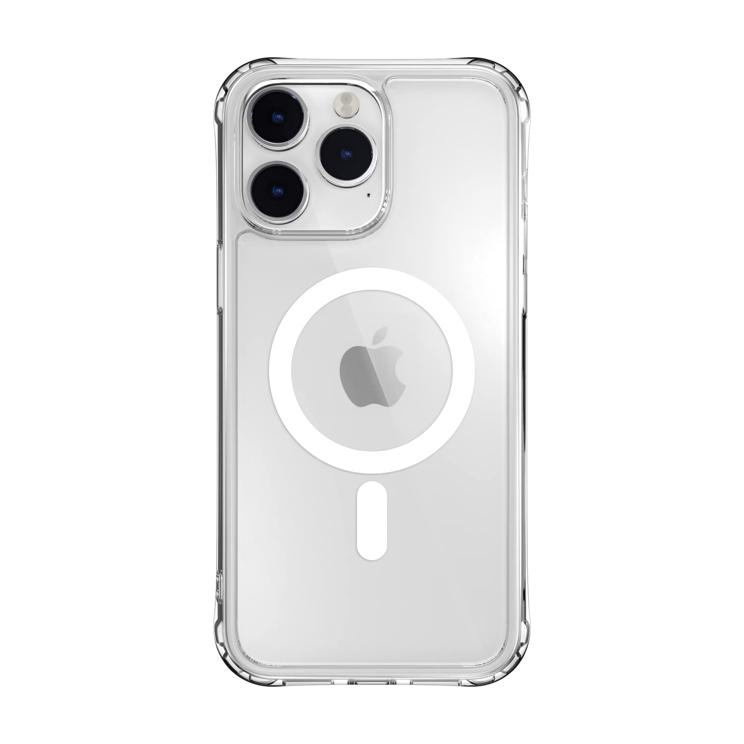 【MagEasy】 iPhone 14 Pro Max 対応 ケース カバー クリア MagSafe 対応 マグネット 付き 米軍MIL規格 シンプル ストラップホール 付 スマホケース 耐衝撃 マグ