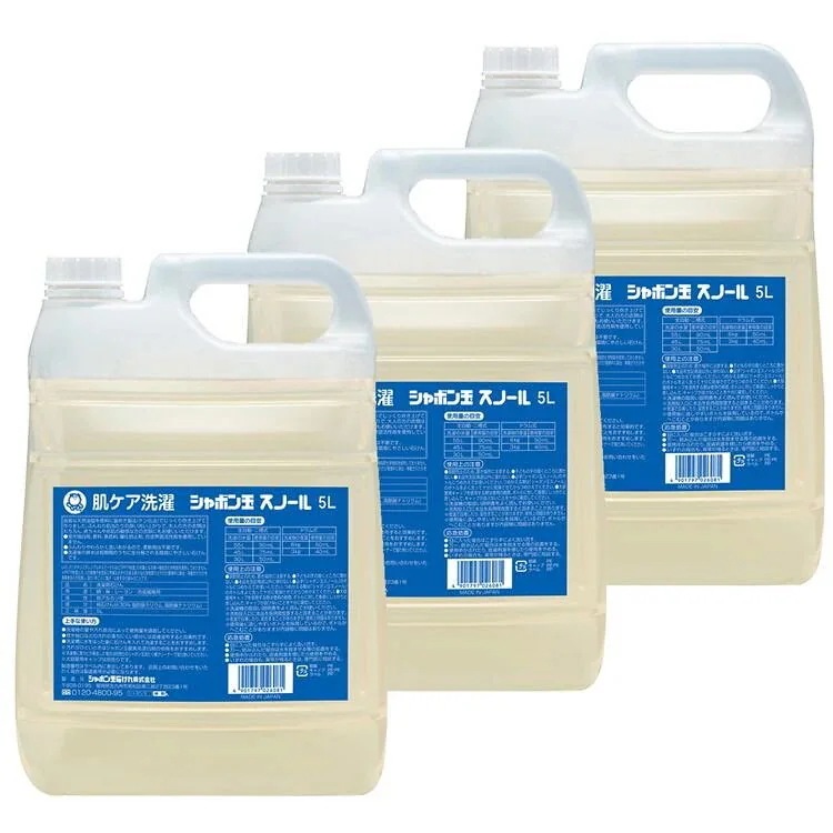 【人気商品】[3個セット]シャボン玉スノール液体タイプ　5L 送料無料 シャボン玉 せっけん スノール オシャレ メガ割
