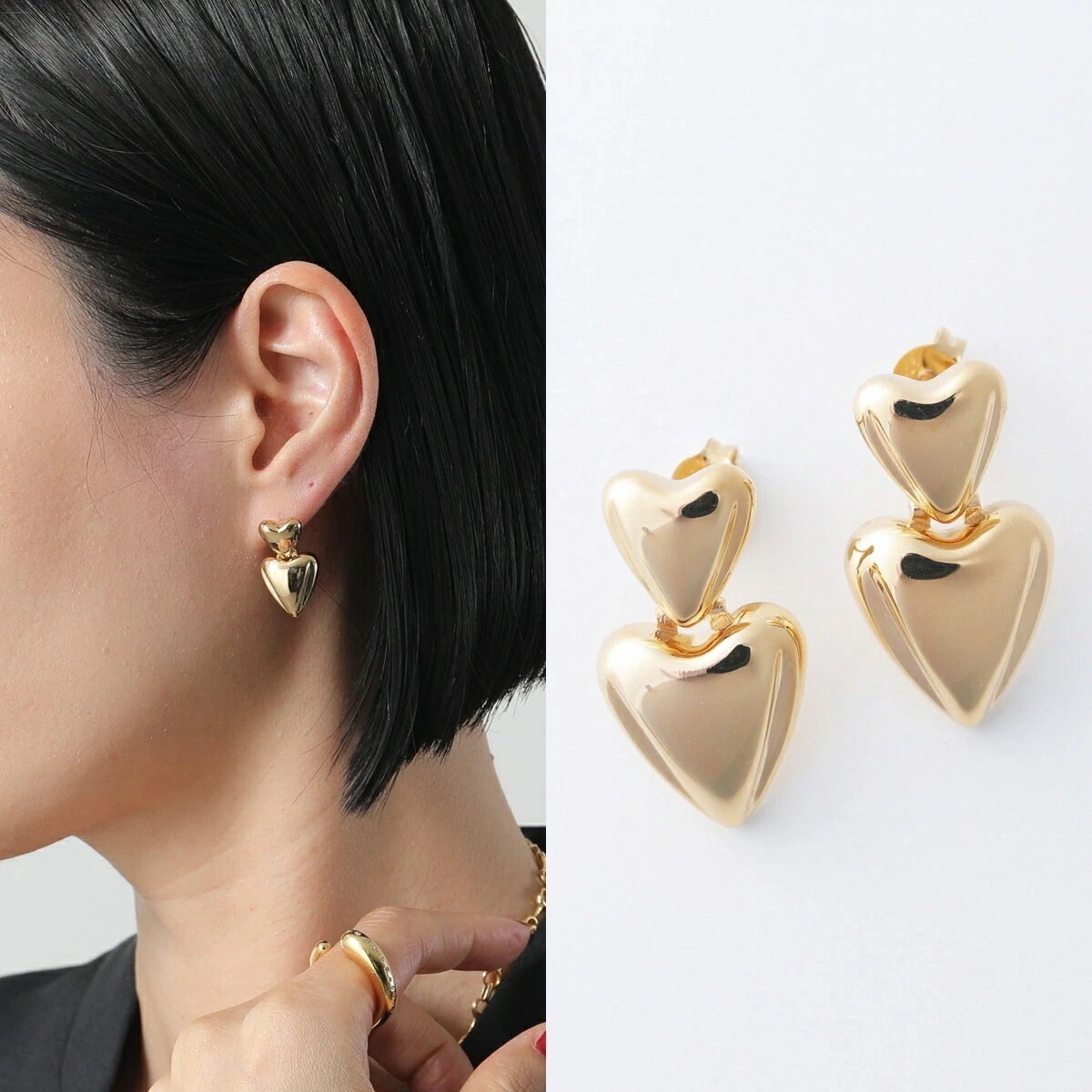 Otiumberg オティウムバーグ ピアス Heart Earrings OT0029-2703 レディース ハート アクセサリー ゴールド 【ts】