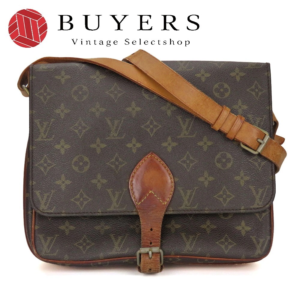 中古 ショルダーバッグ カルトシエール M51252 モノグラム ブラウン 肩掛け 斜め掛け カジュアル レディース 女性