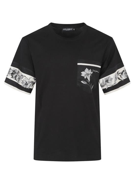DOLCE & GABBANA Men T-Shirts G8SB2TG7PZJN0000 Black