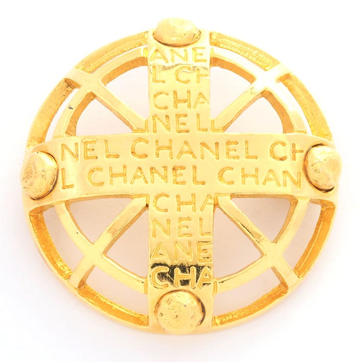 シャネル マロールモチーフ 透かし ロゴ 回転ピンタイプ【ブローチ】 47,880円