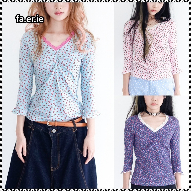 fa.er.ie little strawberry lace top 5,830円