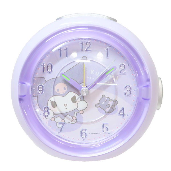 Qoo10] サンリオ クロミ 目覚まし時計 ねぇねぇ抱っこ！L