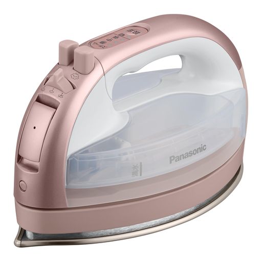 パナソニック コードレススチーム Wヘッドアイロン ステンレス×ニッケルコート 除菌 ピンクゴールド カルル NI-WL708-PN