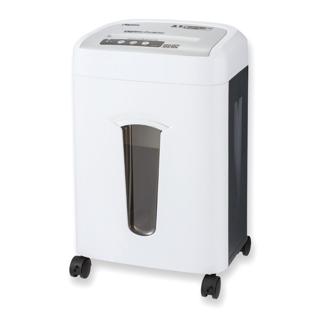 アスカ マイクロカットシュレッダー S62MC-N 2×6mm 連続60分 最大12枚細断 大容量32L