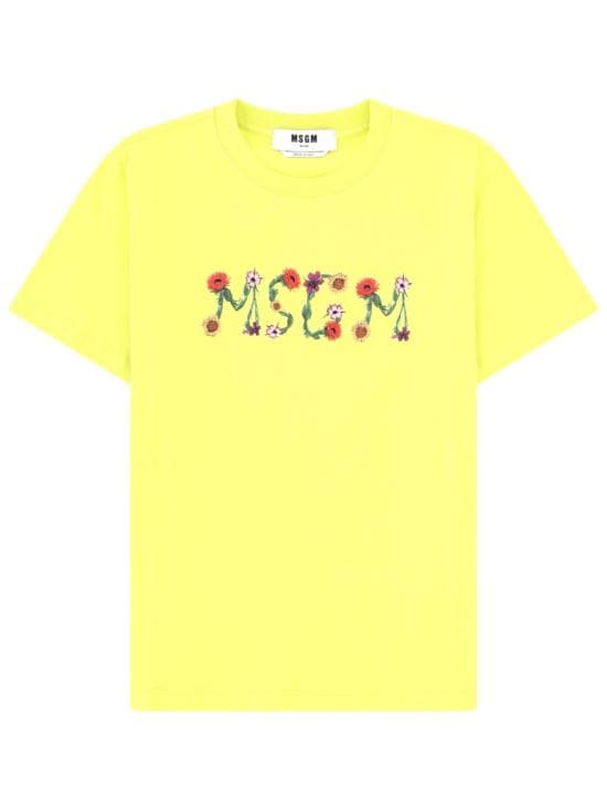 MSGM Women Tops 4041MDM124N 26700232 YELLOW