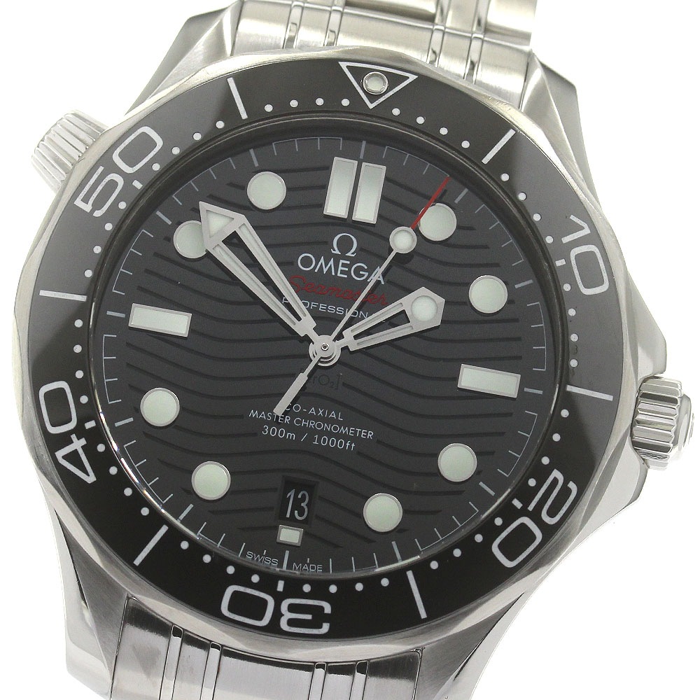 オメガ OMEGA 210.30.42.20.01.001 シーマスター300 コーアクシャル マスタークロノメーター 自動巻き メンズ 良品 保証書付き_867029【中古】
