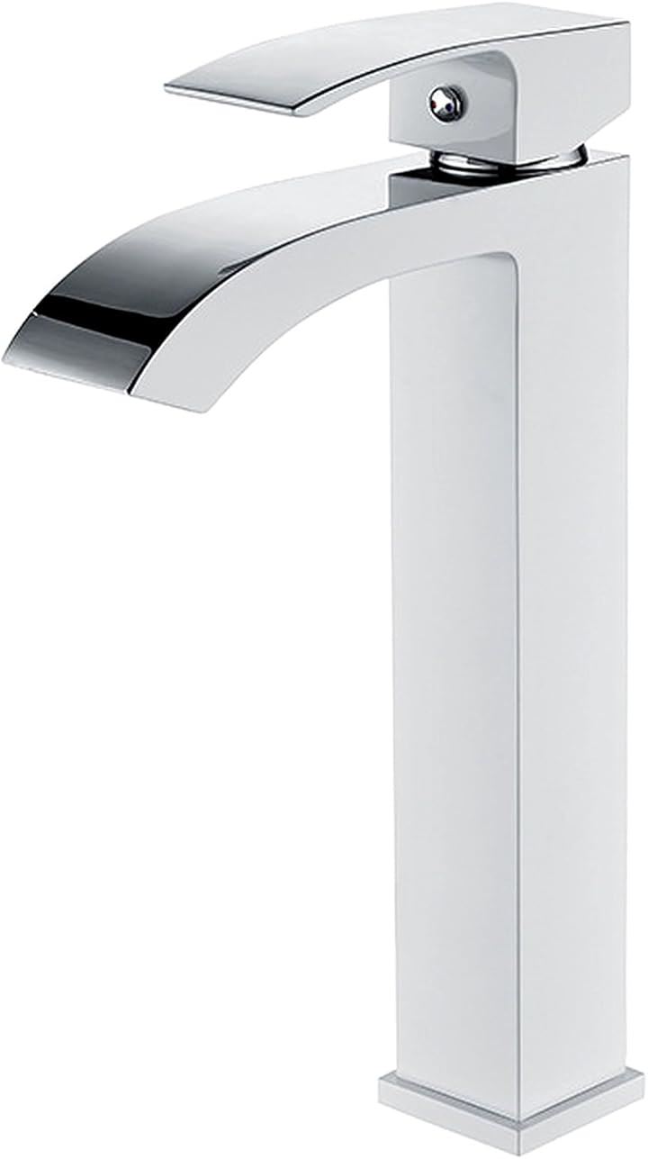 洗面用 滝水流 シングルレバー 混合水栓 手洗いボウル用 立水栓 ロング水栓 洗面台 手洗い鉢 トール水栓 蛇口 水道 SK12