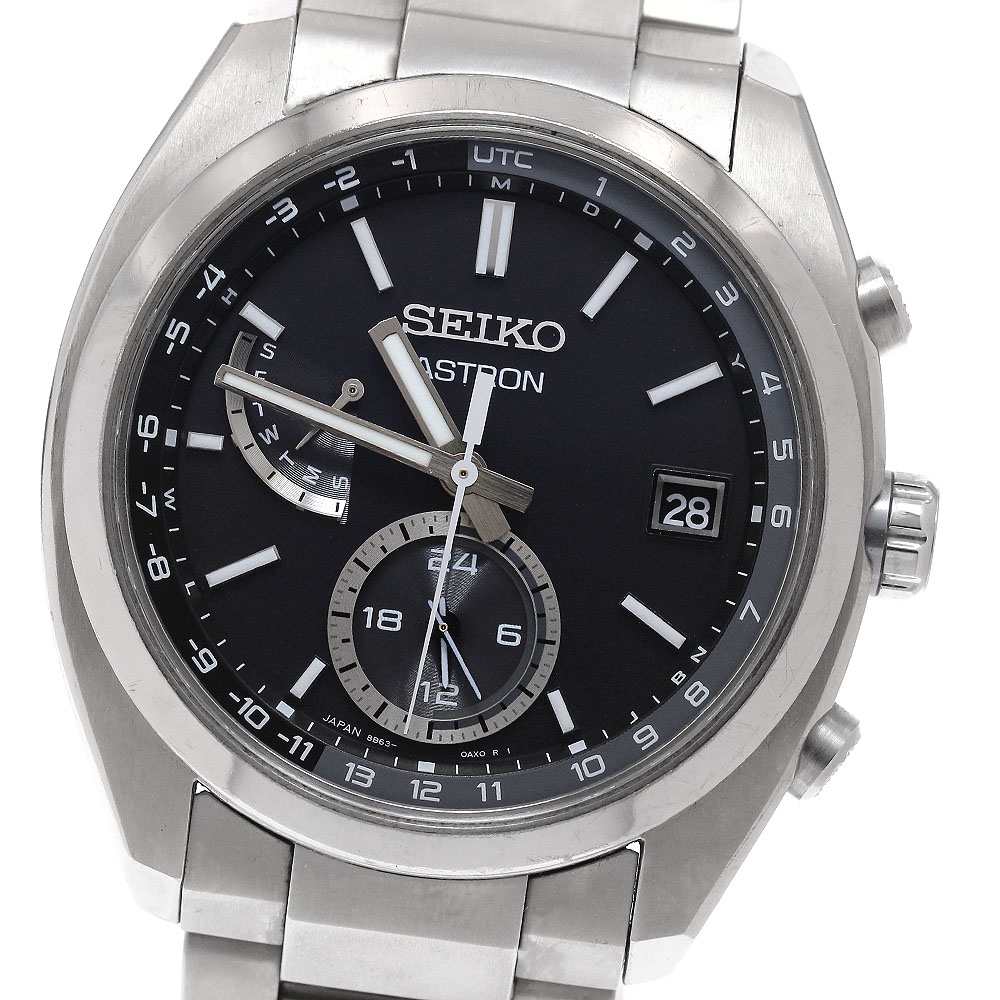 セイコー SEIKO SBXY015/8B63-0BA0 アストロン ソーラー電波 メンズ 箱・保証書付き_956709【中古】