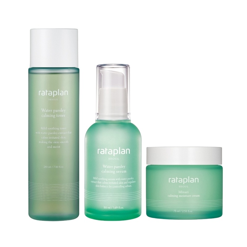 ラタフランミナリ鎮静ベーシックルーチンセット3種（トナー＋セラム＋水分クリーム）