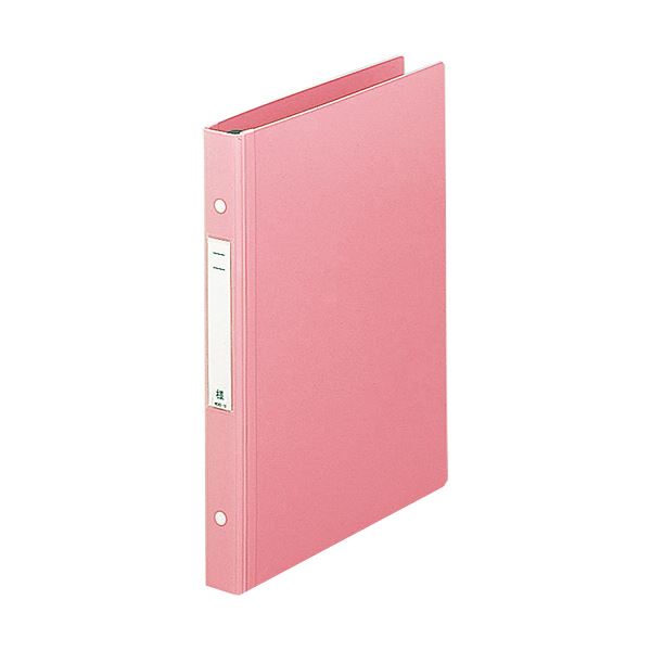 (まとめ) リヒトラブメディカルサポートブック・スタンダード A4タテ 2穴 180枚収容 ピンク HB656-5 1冊 (×10セット)