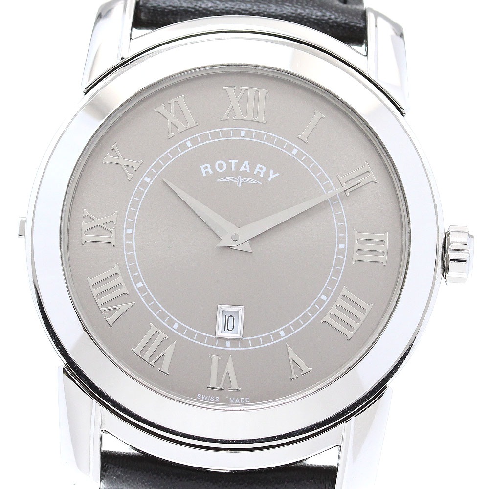 ロータリー ROTARY GS02910/10/19 レベレーション デイト クォーツ メンズ 良品 _834413【中古】