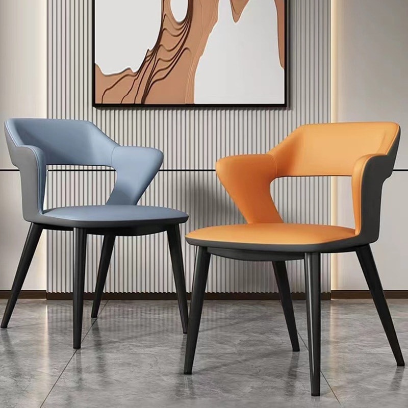 軽い高級ダイニングチェアホームダイニングテーブルチェアモダンシンプルカジュアル背もたれスツール北欧コーヒーチェアレストラン交渉椅子