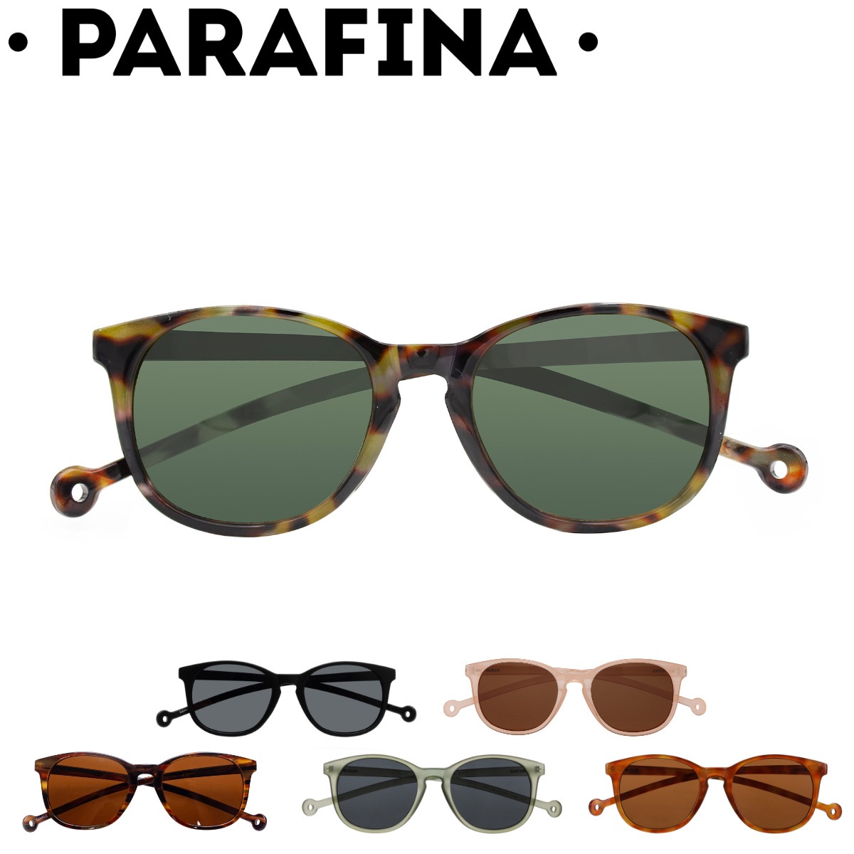 サングラス PARAFINA ARROYO レディース メンズ おしゃれ カラーレンズ メガネ 軽量 フレーム 眼鏡 めがね ファッショングラス UVカット 男女兼用 紫外線カット 度なし