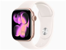 Apple Watch Series 11 GPSモデル 42mm MEU04J/A [ローズゴールド・ライトブラッシュスポーツバンド S/M]