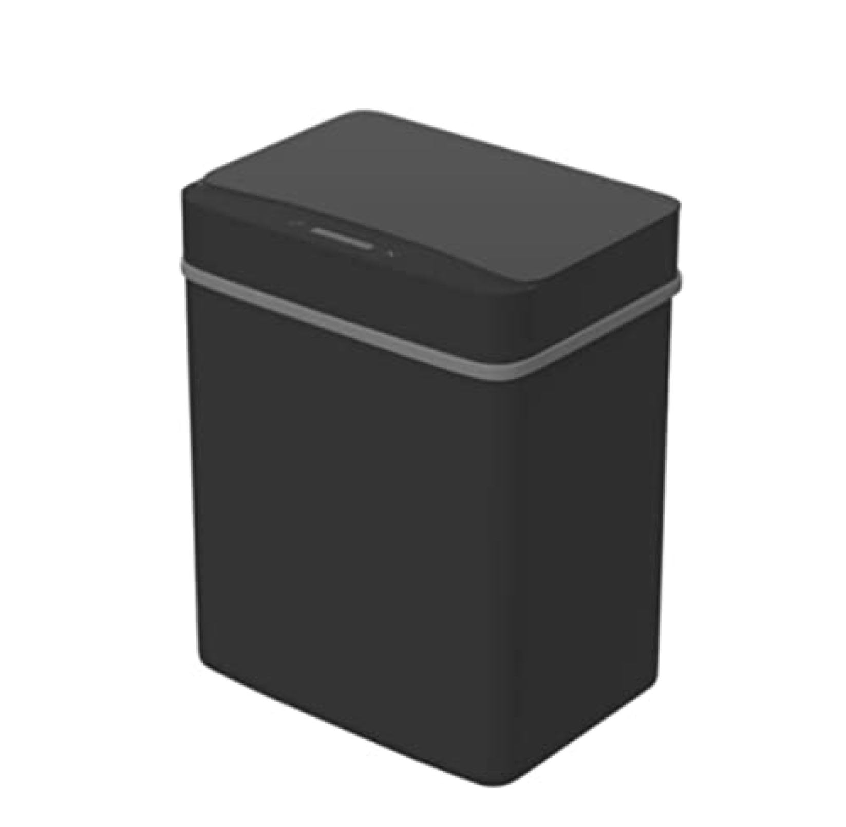 ゴミ箱塵箱 ごみ箱垃圾桶 スマートゴミ箱 タッチレスゴミ箱 自動ゴミ箱 プラスチックセンサーゴミ箱 スローダウン機能付き キッチンゴミ箱 寝室 オフィス デスク下 (Color : White Si