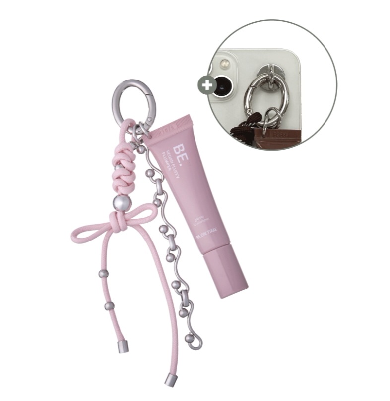 ヴィーガン フラッピー プランパー キーリング+リング ホルダー セット4色