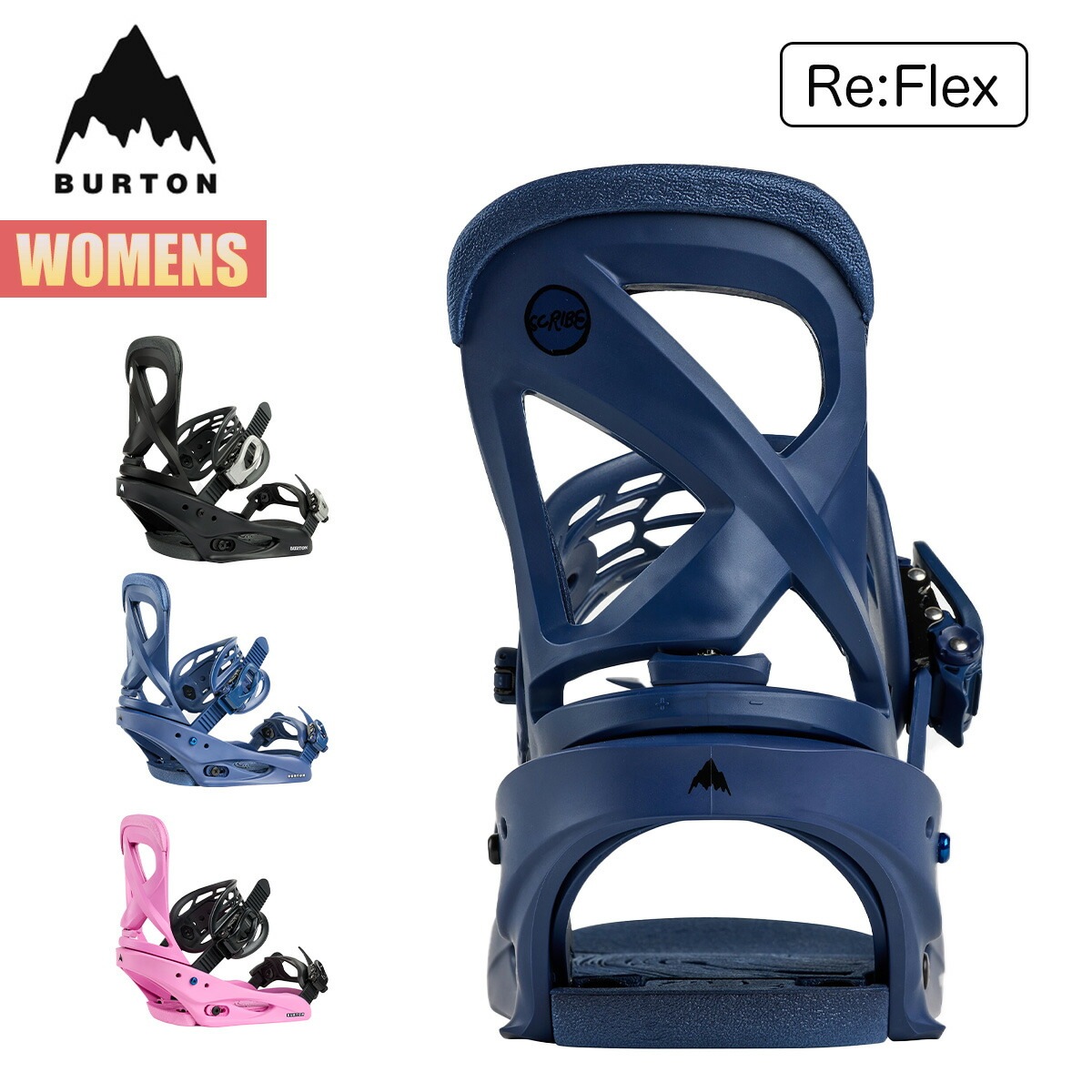 ビンディング レディース 25-26 スクライブ リフレックス W26JP-105521 Womens Scribe Re:Flex Snowboard Binding ウィメンズ スノーボード