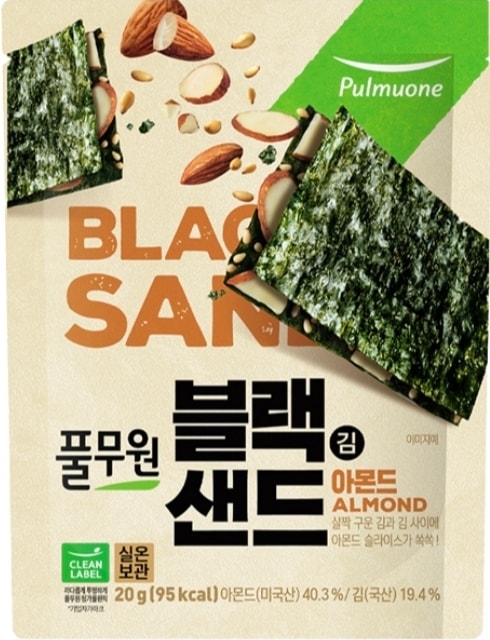 (韓国食品) 20g*15個 / SEAWEED CHIPS / アーモンド / おすすめ / 人気商品 / 海苔 / のり天 / キムサンド / 肴 / おかず / おやつ / スナック